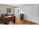 Office with hardwood floors, a desk and a window at 1256 Horsley Mill Rd, Carrollton, GA 30116
