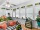 Bright sunroom with tile flooring, filled with natural light and lush greenery at 50 Ridgeview Dr, Jonesboro, GA 30236