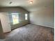 Spacious bedroom with vaulted ceiling, two windows for natural light, and neutral carpet at 165 Jodi Pl, Locust Grove, GA 30248