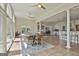 Open dining area with great natural light and spacious layout, adjacent to kitchen and living space at 780 Birkdale Dr, Fayetteville, GA 30215