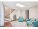 Cozy living room with hardwood floors, stylish furniture, and bright natural light at 1120 Starline Dr, Smyrna, GA 30080