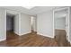 Finished basement area featuring durable floors and neutral wall color at 1120 Starline Dr, Smyrna, GA 30080