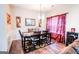 Elegant dining room with stylish furnishings and decorative accents at 386 Hill Crest Cir, Hiram, GA 30141