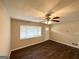 Inviting living room with modern vinyl floors, large window, and white trim at 2361 Collier Dr, Decatur, GA 30032