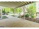 Spacious, covered patio leading to a large, grassy backyard at 110 Cadmium Ct, Peachtree City, GA 30269