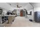 Bonus room with large seating area, bright light and workspace at 220 Calli Ct, Mcdonough, GA 30252