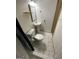 Bathroom features pedestal sink, toilet, and shower/tub combination at 5363 Forest Dr, Loganville, GA 30052