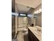 Full bathroom featuring a shower-tub combination and a vanity with a sink at 100 Trotters Rdg, Fayetteville, GA 30215