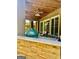 Outdoor kitchen with a built-in grill and a countertop for food preparation at 100 Trotters Rdg, Fayetteville, GA 30215