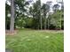 Lush green backyard with mature trees offering plenty of shade and privacy at 400 Peachtree Pkwy, Peachtree City, GA 30269