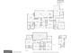 Detailed first and second floor plan of home at 400 Peachtree Pkwy, Peachtree City, GA 30269