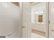 Bathroom featuring a combined shower and bathtub with white tile at 891 Berryman Pl, Lawrenceville, GA 30045