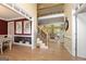 Spacious foyer with hardwood floors and staircase, open to the living areas at 891 Berryman Pl, Lawrenceville, GA 30045