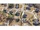 A neighborhood aerial view showcases various homes with well-manicured lawns and landscaping, as well as winding roads at 240 Sturry Dr # 71, Mcdonough, GA 30252