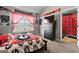 Bedroom with carpet, closet and window with natural light and sports-themed decor at 240 Sturry Dr # 71, Mcdonough, GA 30252
