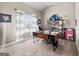 Well-lit office features a work-from-home ready desk space and modern carpeted flooring at 240 Sturry Dr # 71, Mcdonough, GA 30252