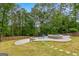 Beautiful backyard featuring a pool, spa and lush greenery at 608 Bellenden Dr, Peachtree City, GA 30269