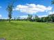 Vibrant green field with scattered trees under a blue sky with clouds, showcasing the natural landscape at 357 Old Driver Rd, Whitesburg, GA 30185