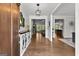 Inviting foyer with wood floors that leads into a spacious living area and other rooms at 266 Blue Point Pkwy, Fayetteville, GA 30215