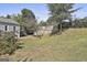 Expansive backyard with green space, offering privacy and potential for landscaping and outdoor activities at 1449 Wadley Ave, East Point, GA 30344
