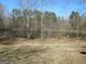 Backyard view of the property's pond and surrounding landscape at 526 Mount Carmel Church Rd, Temple, GA 30179