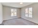 Bright bedroom featuring carpet, neutral walls, and two windows at 5284 Silver Creek Sw Dr, Lilburn, GA 30047