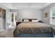 Spacious bedroom with carpet flooring and access to outdoor porch at 563 Deadwood Trl, Locust Grove, GA 30248