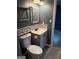 Bathroom features tiled backsplash and modern vanity at 4616 Hamlet Se Walk, Conyers, GA 30094