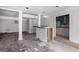 Unfinished basement featuring a brick bar area with some exposed utilities at 1620 Saddle Ridge Way, Sandy Springs, GA 30350