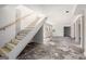 Basement with stairs and unfinished floors. Windows are included at 1620 Saddle Ridge Way, Sandy Springs, GA 30350