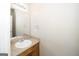 Bathroom featuring a vanity with a sink and a large mirror at 1231 Hillview Rd, Hampton, GA 30228