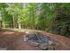 Inviting backyard fire pit area, perfect for outdoor entertaining and relaxation at 2698 Pleasant Grove Church Rd, Villa Rica, GA 30180