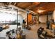 Unfinished basement with exposed ceiling and utilities, offering space for storage and customization at 215 Ridge Rd, Tyrone, GA 30290