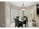 Bright breakfast nook with tile floors and lots of light at 542 Creek Stone Ln, Stone Mountain, GA 30087