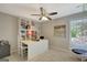 Bedroom with a large workspace and modern chair at 103 Fuller Ct, Grantville, GA 30220