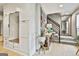 Inviting foyer with custom built-in storage and stylish decor at 215 Calgary Dr., Peachtree City, GA 30269