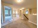Second floor hallway with bedrooms and stairs at 542 Hinton Farm Way, Dacula, GA 30019