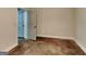 Unfinished room with grey walls and door at 147 Tara Blvd, Loganville, GA 30052