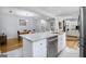 Open kitchen featuring granite countertops, stainless steel appliances, and modern cabinetry at 1858 Ridgeland Dr, Decatur, GA 30032