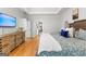 This main bedroom boasts great natural light, vaulted ceilings, and an ensuite bath at 105 Riviera Ct, Fayetteville, GA 30215