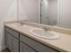 A bright bathroom vanity with double sinks and a large mirror at 572 Whitman Ln # 19, Stockbridge, GA 30281