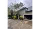 View of the garage featuring an open door with a sitting area, a great hang out at 374 Persimmon Dr, Sharpsburg, GA 30277