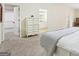 The main bedroom features neutral walls and carpet plus a walk-in closet and an ensuite bathroom at 108 Turnberry Trce, Sharpsburg, GA 30277