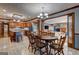Open kitchen featuring a center island, updated appliances, and a dining area at 171 Wynn Dr, Hampton, GA 30228