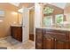 Bathroom features double vanities with granite countertops at 139 Crown Forest Dr, Mcdonough, GA 30252