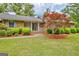 Charming front porch with brick accents, featuring lush landscaping and a well-kept lawn at 110 Silver Leaf Dr, Fayetteville, GA 30214
