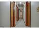 Hallway showing doors to different rooms at 110 Silver Leaf Dr, Fayetteville, GA 30214