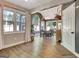 Dining room with plenty of natural light, unique decor, and hardwood floors at 1310 Yarborough Dr, Peachtree City, GA 30269