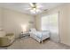 Serene bedroom providing a ceiling fan and bright natural light at 190 Ridgecrest Dr, Fayetteville, GA 30215
