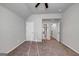 Bedroom featuring a ceiling fan, a ceiling light and neutral colored carpet at 412 Guildhouse Dr # 38, Mcdonough, GA 30252